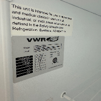 VWR Upright Refrigerator image 1